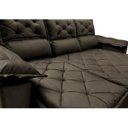 Ver imagem 4 de Sofá 3 Lugares Retrátil e Reclinável Cama Inbox Compact 2.00M Velusoft Café