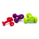 Ver imagem 2 de Kit 3 Halteres Sextavados Peso Academia Fitness + Suporte 12Kg