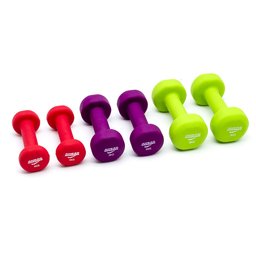 Kit 3 Halteres Sextavados Peso Academia Fitness + Suporte 12Kg - 6