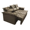Ver imagem 7 de Sofá 3 Lugares Retrátil e Reclinável Cama Inbox Compact 2.00M Velusoft Castor