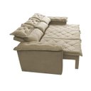 Ver mais imagens de Sofá 3 Lugares Retrátil e Reclinável Cama Inbox Compact 2.00M Velusoft Bege