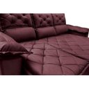Ver imagem 4 de Sofá 3 Lugares Retrátil e Reclinável Cama Inbox Compact 2.00M Velusoft Vinho