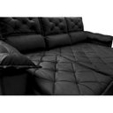 Ver imagem 4 de Sofá 3 Lugares Retrátil e Reclinável Cama Inbox Compact 2.00M Velusoft Preto