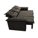 Ver mais imagens de Conjunto de Sofá 3 e 2 Lugares Retrátil e Reclinável Cama Inbox Compact 2.00x1.50M Velusoft Caf