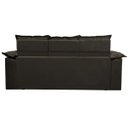 Ver imagem 6 de Conjunto de Sofá 3 e 2 Lugares Retrátil e Reclinável Cama Inbox Compact 2.00x1.50M Velusoft Caf