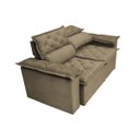 Ver imagem 7 de Conjunto de Sofá 3 e 2 Lugares Retrátil e Reclinável Cama Inbox Compact 2.00x1.50M Velusoft