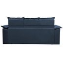Ver imagem 6 de Conjunto de Sofá 3 e 2 Lugares Retrátil e Reclinável Cama Inbox Compact 2.00x1.50M Velusoft Azul