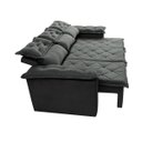 Ver mais imagens de Conjunto de Sofá 3 e 2 Lugares Retrátil e Reclinável Cama Inbox Compact 2.00x1.50M Velusoft