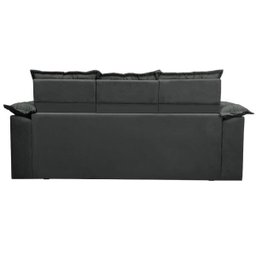 Conjunto de Sofá 3 e 2 Lugares Retrátil e Reclinável Cama Inbox Compact 2.00x1.50M Velusoft - 6