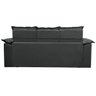 Conjunto de Sofá 3 e 2 Lugares Retrátil e Reclinável Cama Inbox Compact 2.00x1.50M Velusoft - 6