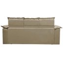 Ver imagem 6 de Conjunto de Sofá 3 e 2 Lugares Retrátil e Reclinável Cama Inbox Compact 2.00x1.50M Velusoft Bege