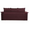 Conjunto de Sofá 3 e 2 Lugares Retrátil e Reclinável Cama Inbox Compact 2.00x1.50M Velusoft - 6