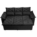 Ver imagem 5 de Conjunto de Sofá 3 e 2 Lugares Retrátil e Reclinável Cama Inbox Compact 2.00x1.50M Velusoft