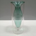 Ver imagem 5 de Vaso Decorativo de Borossilicato Verde 20x8x8cm Enfeite Sala Mesa Estante Flores