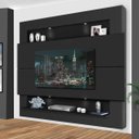 Ver imagem 1 de Painel Home com LED Suspenso Grande Luapa Milão Preto