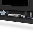 Ver imagem 3 de Painel Home com LED Suspenso Grande Luapa Milão Preto