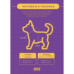 Peitoral e Guia Smooty Pet Marinheiro P kit - 4