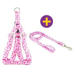 Peitoral e Guia Smooty Pet Borboleta M Kit - 1