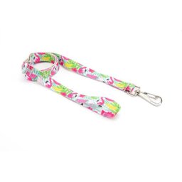 Coleira Peitoral Guia e Cinto de Segurança Smooty Pet Flamingo M Kit - 4