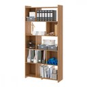 Ver imagem 2 de Estante Multiuso para Livros 183x91cm Mdp 0724 em Mdp Menu Móveis