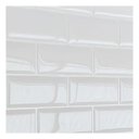 Ver imagem 4 de Pastilha Adesiva Resinada Tijolinho Branco Kit 4 Placas Adesivo 3 M