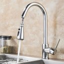 Ver imagem 6 de Torneira Cozinha Prateada Moderna Monocomando Gourmet Luxo