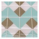 Ver mais imagens de Pastilha Adesiva Resinada Mosaico Kit 4 Placas Adesivo 3 M