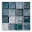 Ver imagem 5 de Pastilha Adesiva Resinada Mármore Azul Kit 4 Placas Adesivo 3 M
