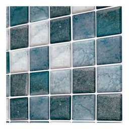 Pastilha Adesiva Resinada Mármore Azul Kit 4 Placas Adesivo 3 M - 7 Pastilha Adesiva Resinada Mármore Azul Kit 4 Placas Adesivo 3 M - 7