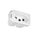 Ver imagem 3 de Bloco Modulo Tomada Pezzi 10 ou 20a - Par