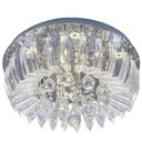 Ver imagem 1 de Plafon Sobrepor Led Cristal e Acrílico Greta 45cm 24w Luz Branca Redondo