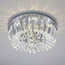 Ver imagem 5 de Plafon Sobrepor Led Cristal e Acrílico Greta 45cm 24w Luz Branca Redondo