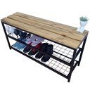 Ver imagem 2 de Sapateira Banco Strassis Design Sd-5001-1metro Preta