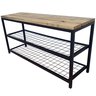 Sapateira Banco Strassis Design Sd-5001-1metro Preta - 3