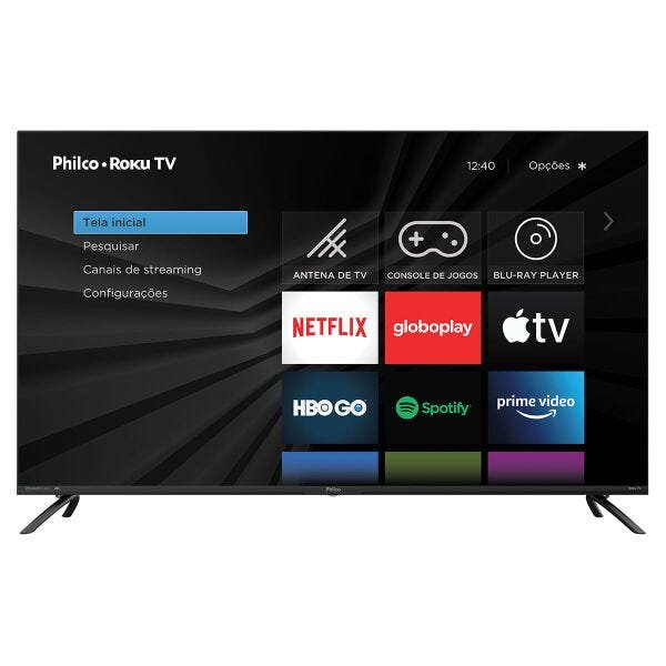 Fast Smart TV Philco Roku 50 Polegadas PTV50Rcg70Bl 4K Ultrahd D-Led Preta Bivolt Menor preço em Fast Smart TV Philco Roku 50 Polegadas PTV50Rcg70Bl 4K Ultrahd D-Led Preta Bivolt