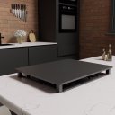 Ver imagem 3 de Tampa para Cooktop Brastemp 4 Bocas Dupla Chama Bdt62ae 59 X 48,5 Cm Preto Laca