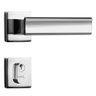 Fechadura para Porta Interna MZ630 Cromada 40mm com Roseta - 03630B4CR - PAPAIZ FECHADURA 4400 R264  - 1