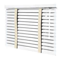 Persiana Horizontal - 1,00m Larg X 1,40m Alt - Alumínio 50mm com Fita Decorativa - 2