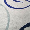 Ver imagem 2 de Capa de almofada VivaIN floral azul e cru