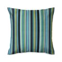 Ver imagem 1 de Capa de almofada VivaIN listrado verde com azul