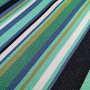 Ver imagem 2 de Capa de almofada VivaIN listrado verde com azul