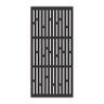 Painel Vazado Divisória Mdf London Preto Decore Painéis e Divisórias 1,20x2,40m - 1