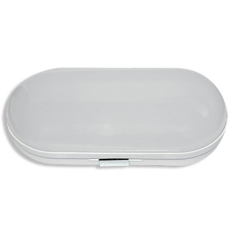 Luminária Tartaruga Led Oval 8 Watts Bivolt 2700k - 05801 - Ourolux