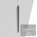 Ver imagem 7 de Guarda-Roupa Modulado 2 Portas com Espelhos 5 Nichos Branco Neo Madesa 01