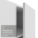 Ver mais imagens de Guarda-Roupa Modulado 2 Portas com Espelhos 5 Nichos Branco Neo Madesa 01