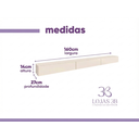 Ver imagem 4 de Rack Aparador Suspenso 3 Portas Linea Off White para TV'S até 75 Polegadas 160cm