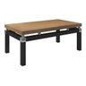 Mesa De Centro Para Sala Malva Madeira Bp 91x51 Cm Pre Demol - 1