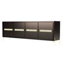 Ver imagem 6 de Balcão Buffet Paraty 220 Cm Laca Pés Metal e Palhinha Preto