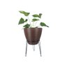 Suporte Tripé Metal Vasos Chão 25cm X 28cm Plantas Flor 3und - 5