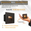 Ver imagem 4 de 2 Balizador para Embutir Parede Preto Mini Led Externo Lup76